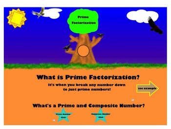 Preview of Prime Factorization SMART Lesson