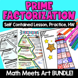Prime Factorization Topic BUNDLE | Guided Notes | Factor Trees