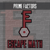 Prime Factors Escape Room Activity - Printable & Digital Game