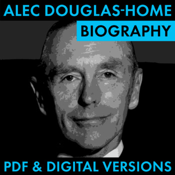 Preview of Prime Minister Alec Douglas-Home Biography Research Grid PDF & Google Drive CCSS