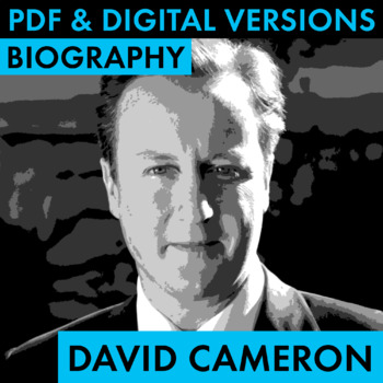 Preview of Prime Minister David Cameron Biography Research Grid, PDF & Google Drive CCSS