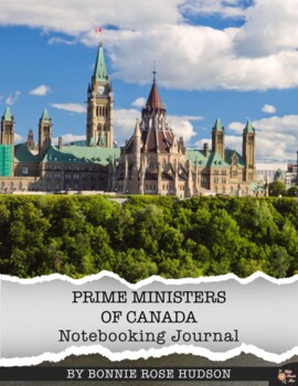 Preview of Prime Ministers of Canada Notebooking Journal (Plus Easel Activity)