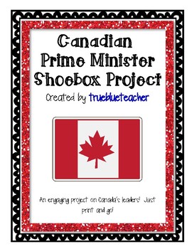 Preview of Prime Ministers of Canada Shoebox Project