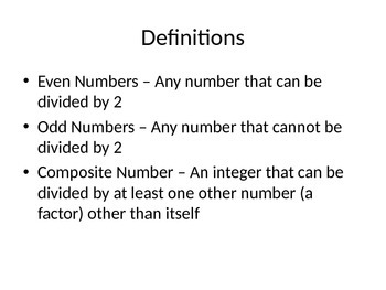 Prime Number by Learning Source | TPT