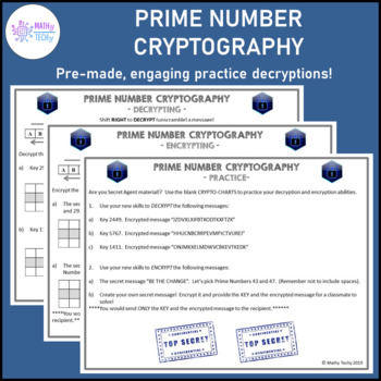 prime numbers and encryption codes