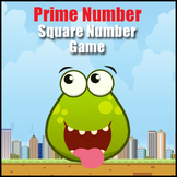 Prime Number & Square Numbers Math Game - Exploring Number