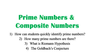 Preview of Prime Numbers, Composite Numbers and Prime Factorization
