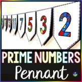 Prime Numbers Pennant Banner - math classroom decor