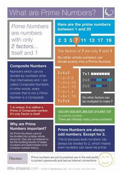 Preview of Prime Numbers | What are Prime Numbers? Skills Poster