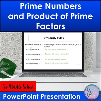 Preview of Prime Numbers & Product of Prime Factors | PowerPoint Presentation lesson slides