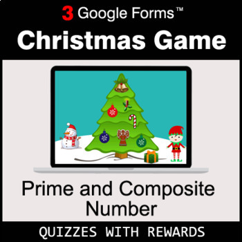Prime and Composite Number | Christmas Decoration Game | Google Forms