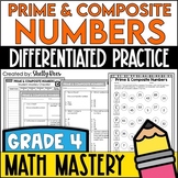 Prime Numbers and Composite Numbers Worksheets