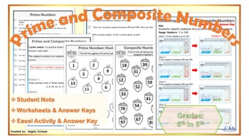 Preview of Prime and Composite Numbers
