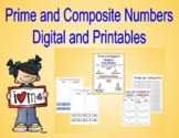 Prime and Composite Numbers (Digital and Printable)