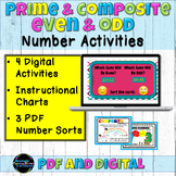 Prime and Composite Numbers; Even and Odd Numbers: PDF & D