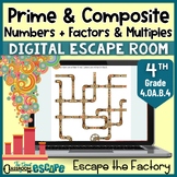 Prime and Composite Numbers, Factors & Multiples Digital E