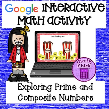 Preview of Prime and Composite Numbers - Digital Interactive Activity TEKS 5.4A