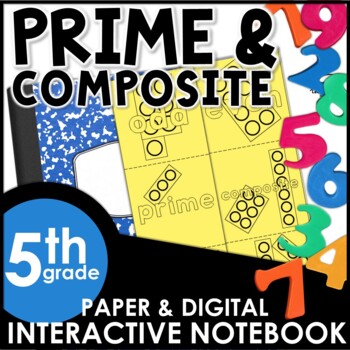 Preview of Prime and Composite Numbers Interactive Notebook Set