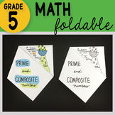 Math Doodle - Prime and Composite Numbers ~ Foldable Notes ~