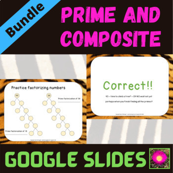 Preview of Prime and Composite Numbers Plus Factorization - Back to School