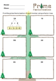 Prime factorization using factor trees
