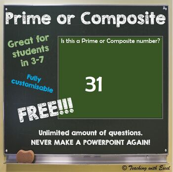 Preview of Prime or Composite Numbers