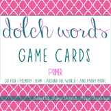 Primer Dolch Sight Word Game Cards
