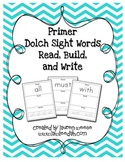 Primer Dolch Sight Word Read, Build, and Write