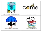 Primer Dolch Sight Word Flash Cards with picture cues
