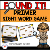 Primer Sight Word Game: Found It!