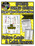 Primer Dolch Sight Word Picture Cards and Catch Phrases {W