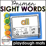 Primer Sight Word Playdough Mats - Fine Motor Activities