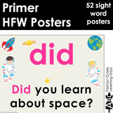 Primer Sight Word Posters