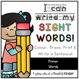 I Can Write My Sight Words - Primer Words