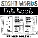 Primer Sight Word Worksheets Booklet 1