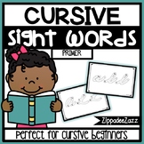 Primer Sight Words Cursive Formation Center