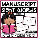 Primer Sight Words Manuscript Formation Center