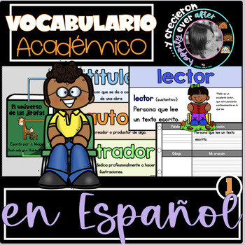 Preview of Primeras semanas: Vocabulario Académico 1