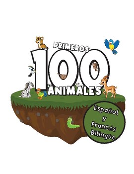 Preview of Primeros 100 Animales Español y Francés Bilingüe