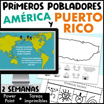 Preview of Primeros pobladores - Arcaicos, igneris y taínos - Spanish Native American