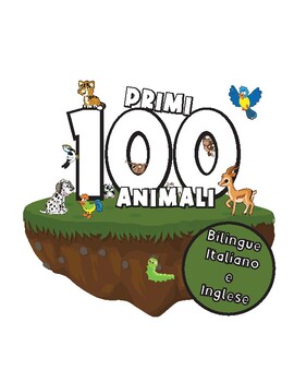 Preview of Primi 100 Animali Bilingue Italiano e Inglese