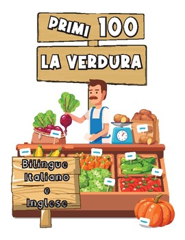 Preview of Primi 100 La Verdura Bilingue Italiano e Inglese