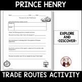 Prince Henry Navigation Caravel Trade Routes Worksheet Activity