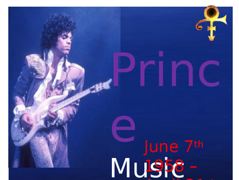 Preview of Prince - Music Legend - Bio, Facts and Quiz