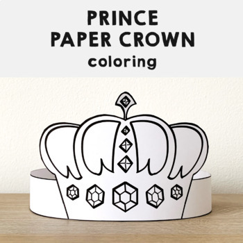 Royal Paper Crown, Kids' Crafts, Fun Craft Ideas