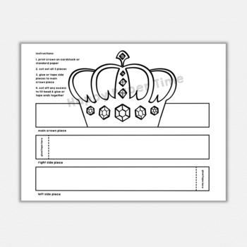 printable crown to wear