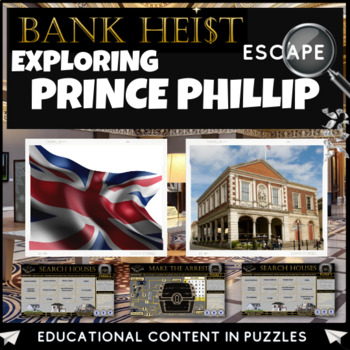 Preview of Prince Phillip Royalty Escape Room