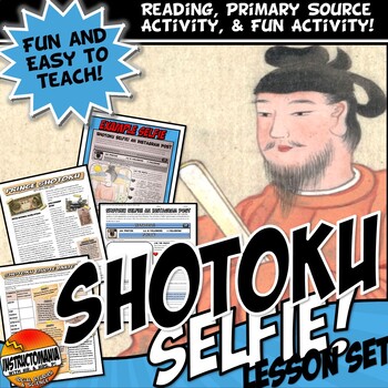 Preview of Prince Shotoku Reading, Quote Match, & Selfie Instagram Post Medieval Japan