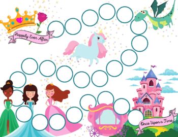 Princess Sticker Behavior Reward Chart by Teaching For Joy Store