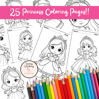 Preview of Princess Coloring Pages